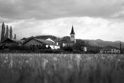 Ville de Sicemont en noir et blanc